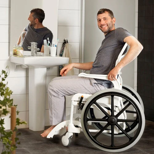 ETAC Clean 55 Shower Commode Self Propelled - Image 3