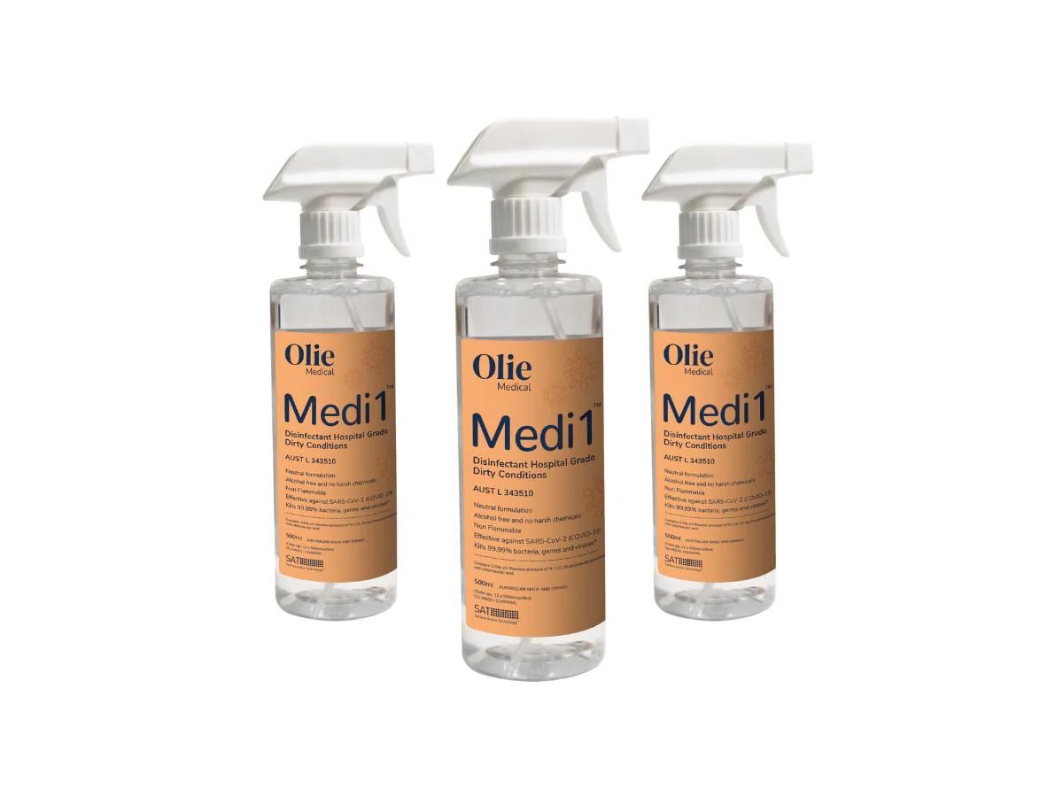 Olie Medi1 Hospital Grade Surface Disinfectant & Cleaner - Image 3