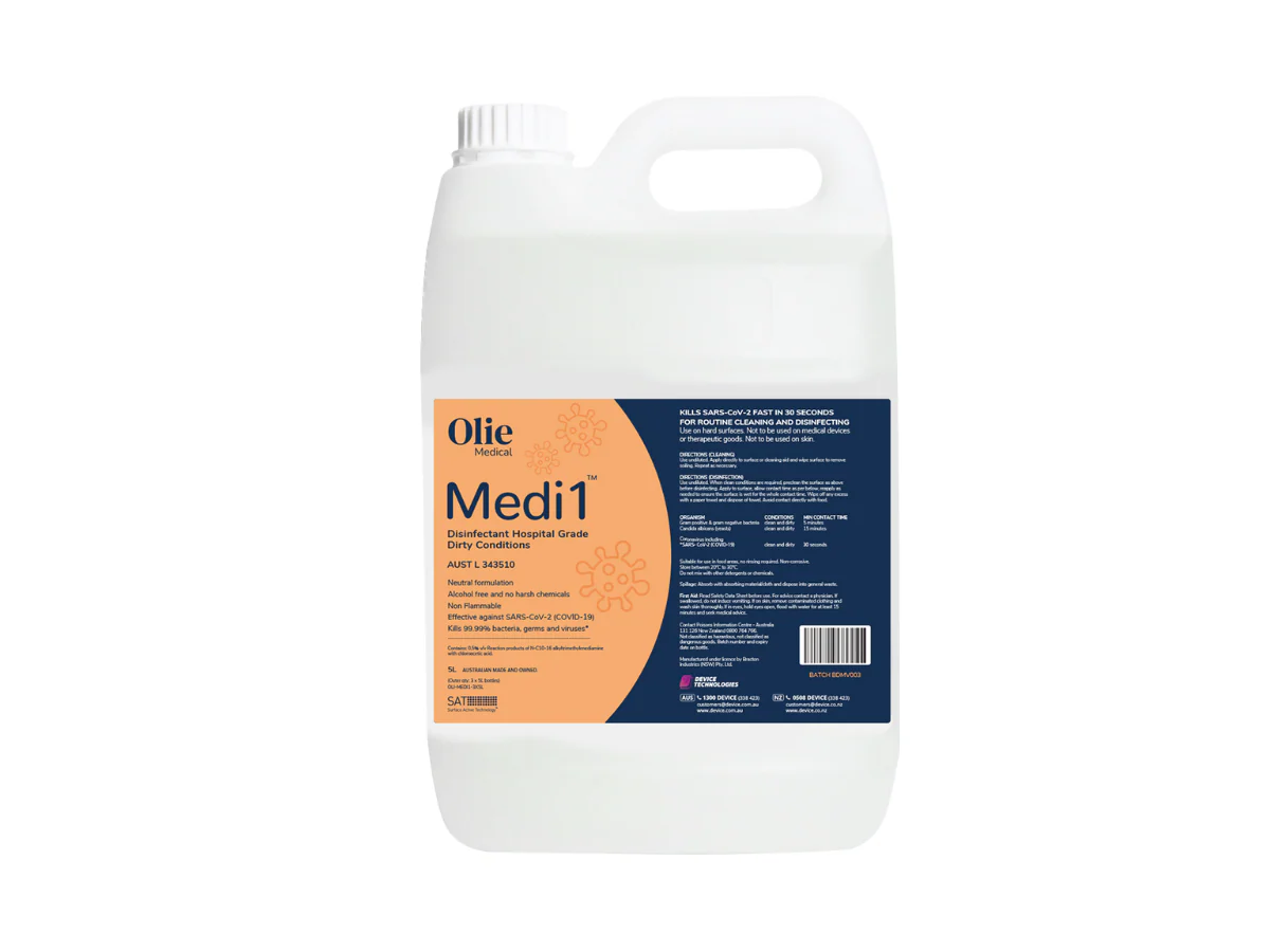 Olie Medi1 Hospital Grade Surface Disinfectant & Cleaner - Image 5