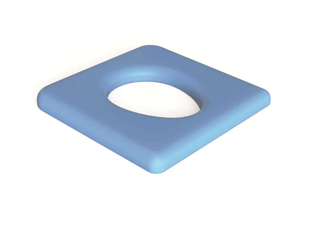 PU Seat for Attendant Mobile Shower Commode - Image 3