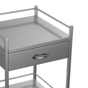 Nimble Instrument Trolley 490x490x970mm 1 Drawer - Image 3