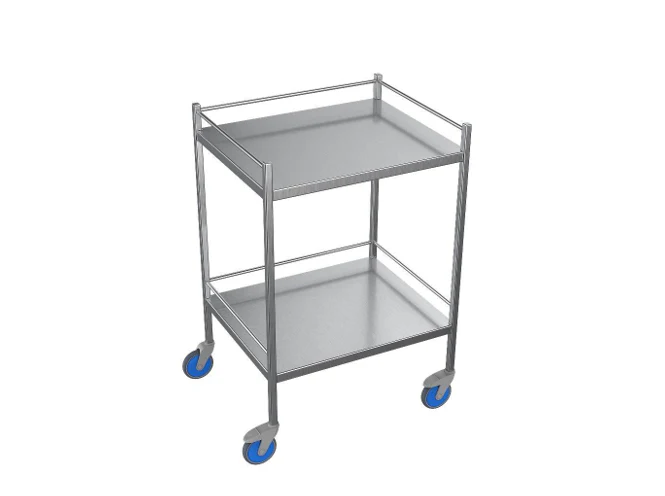 Nimble Instrument Trolley 600x490x970mm with Rails - Image 3