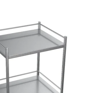 Nimble Instrument Trolley 600x490x970mm with Rails - Image 4