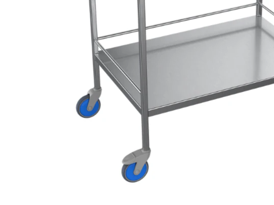 Nimble Instrument Trolley 900x490x970mm with Rails - Image 3