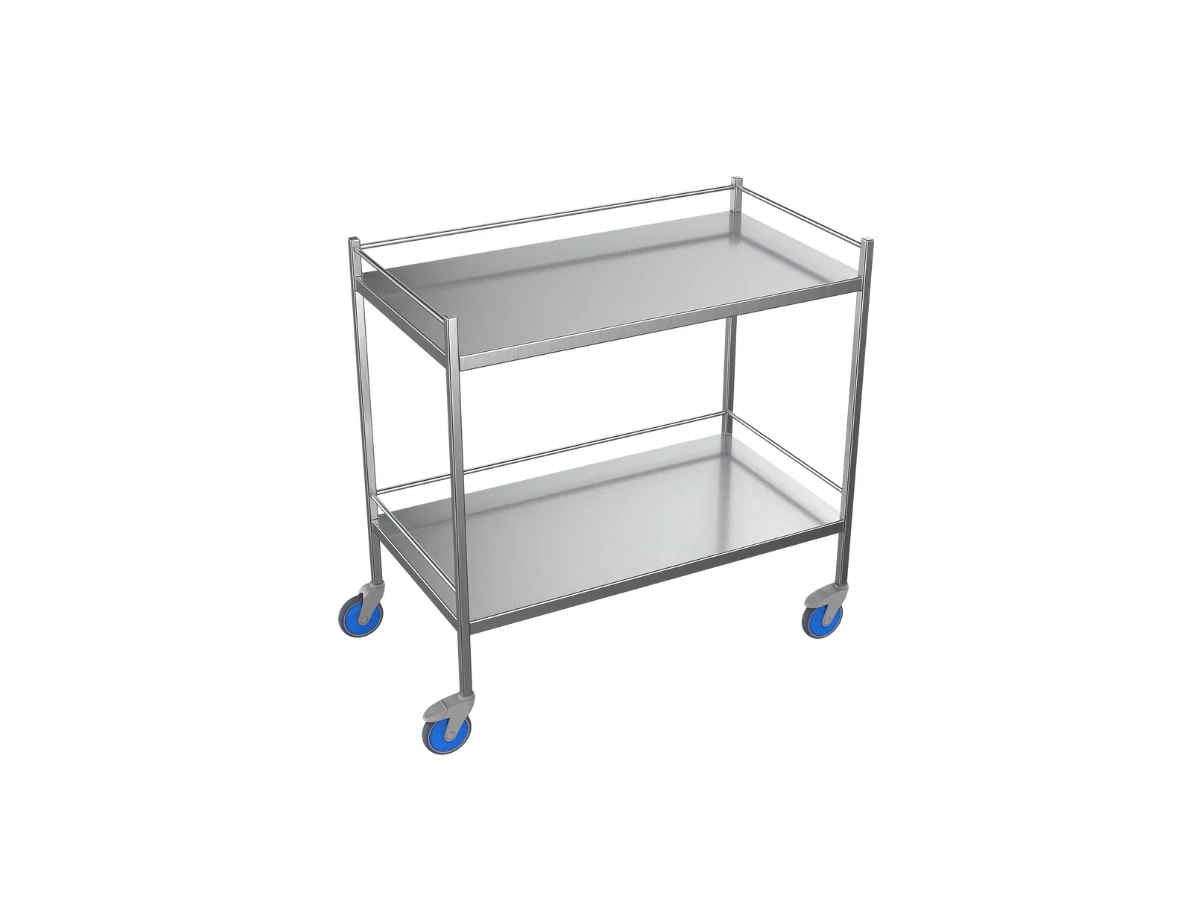 Nimble Instrument Trolley 900x490x970mm with Rails