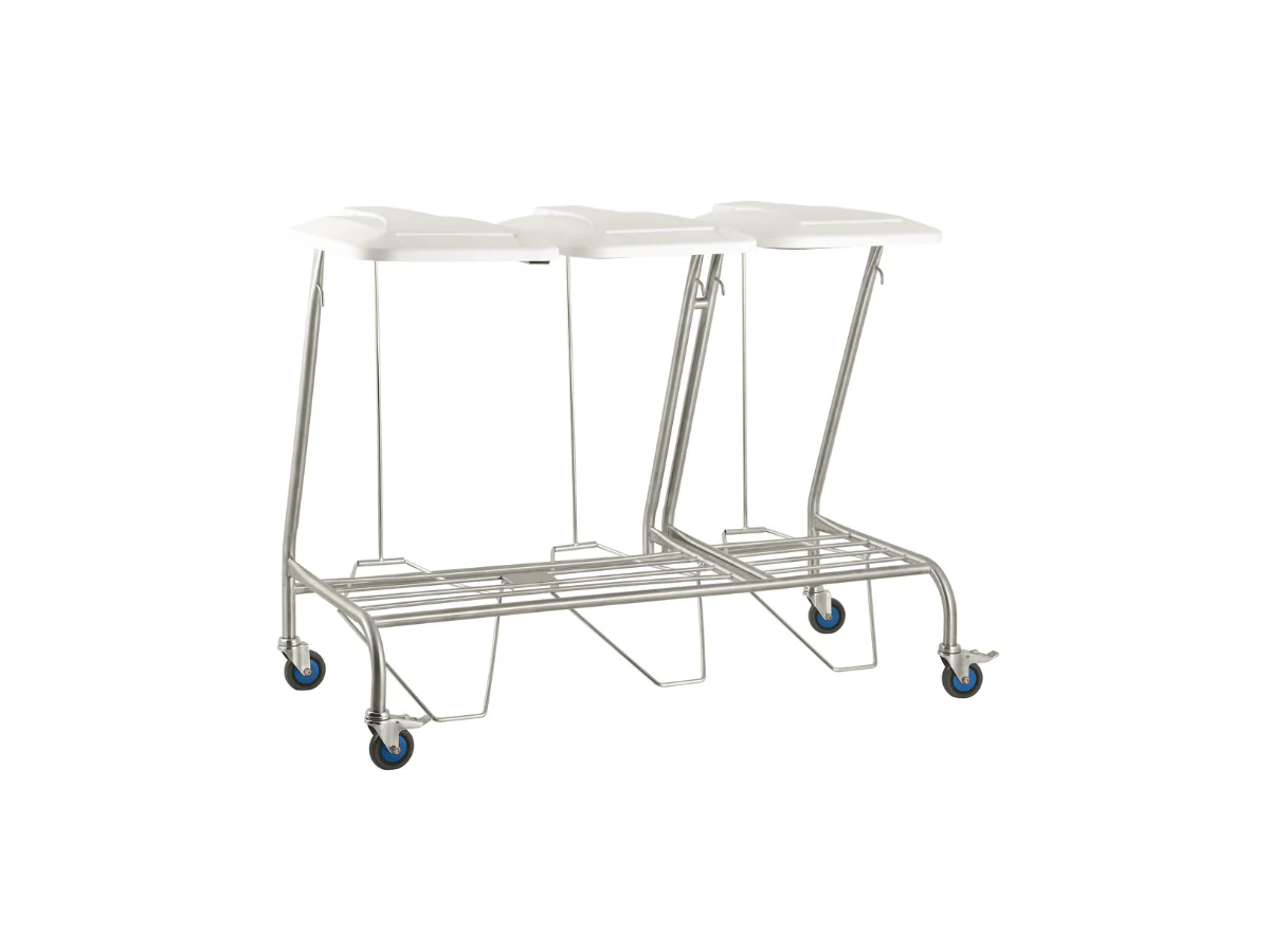 Nimble Linen Skip With Foot Operated Lid - Image 5