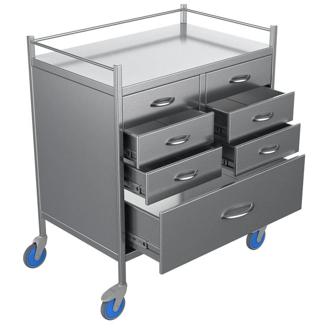 Nimble Resuscitation Trolley 750x490x970mm - Image 3