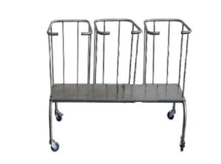 Triple OHS Soiled Linen Trolley - Run Out Stock